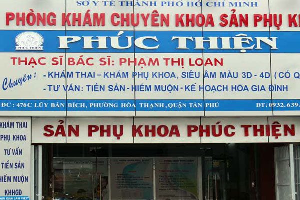 Phòng khám siêu âm quận Tân Phú - Phòng khám Phúc Thiện