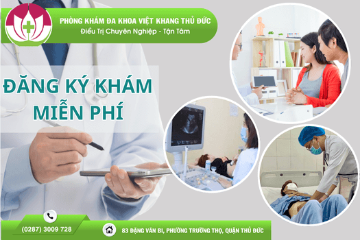 Đăng ký khám ngay tại Phòng khám Đa khoa Việt Khang