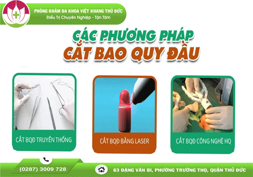 Các phương pháp cắt bao quy đầu phổ biến hiện nay